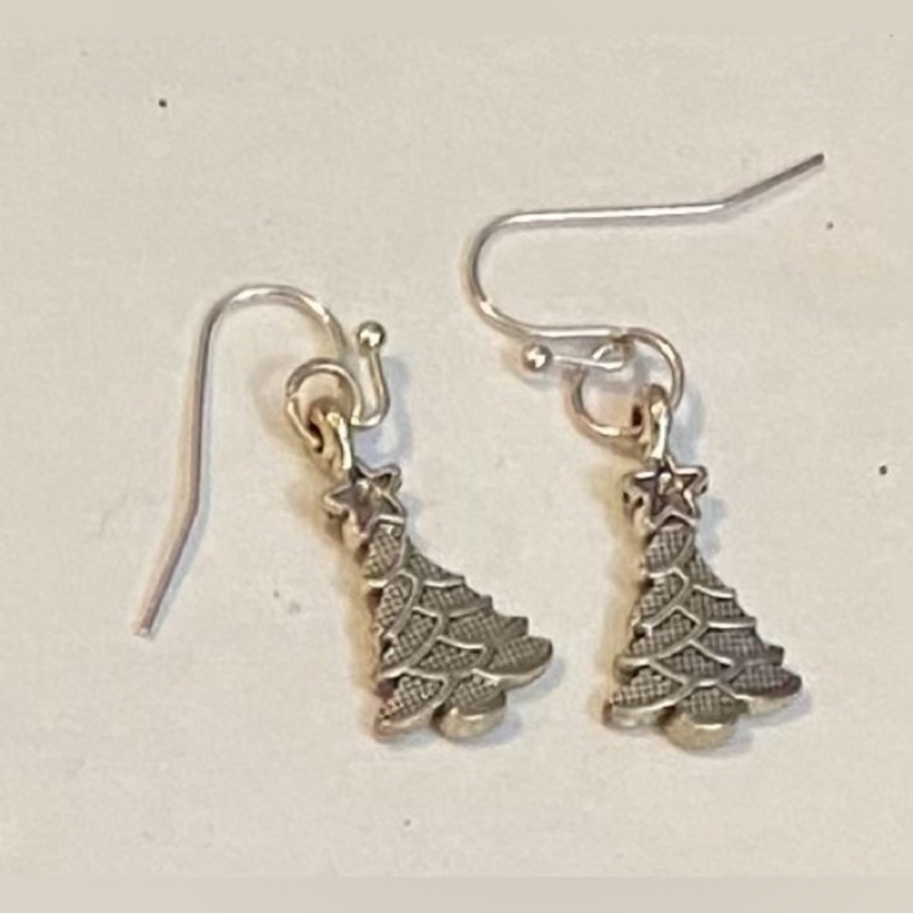 Christmas Tree charm earrings